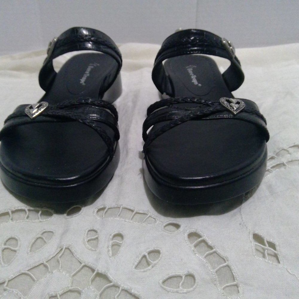 Bare Traps Slide Sandals Black Women's Size 6.5 M